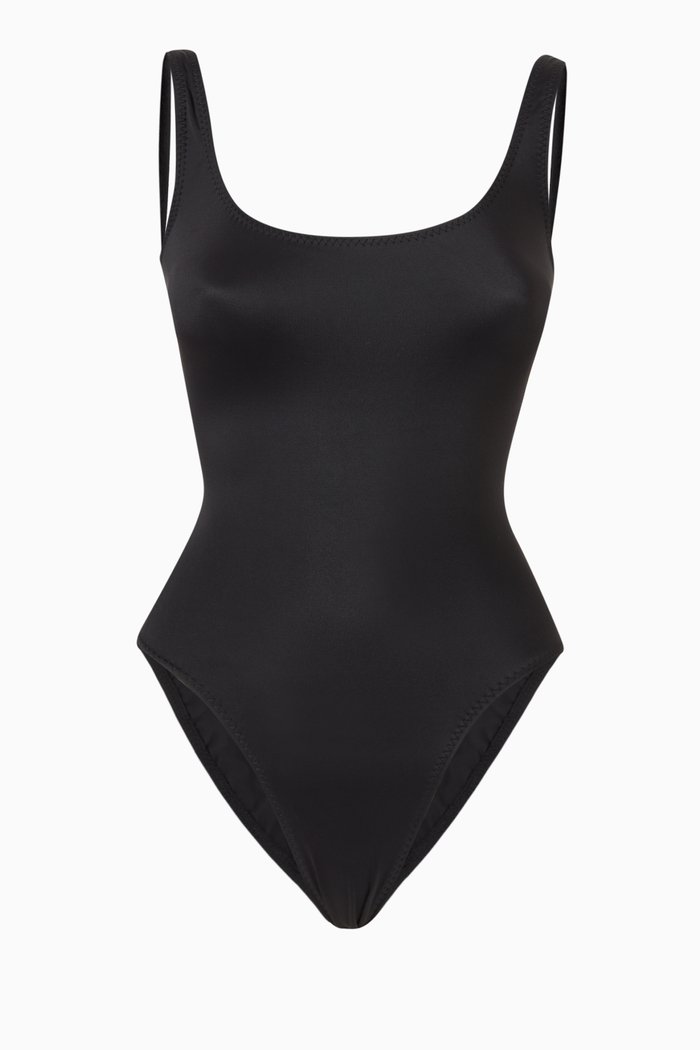 

Low Back Mio One-piece Swimsuit, Black