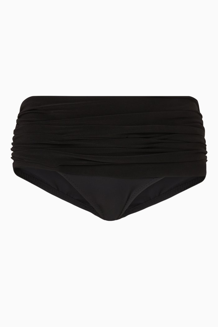 

Low Rise Bill Bikini Bottoms in Poly Lycra, Black