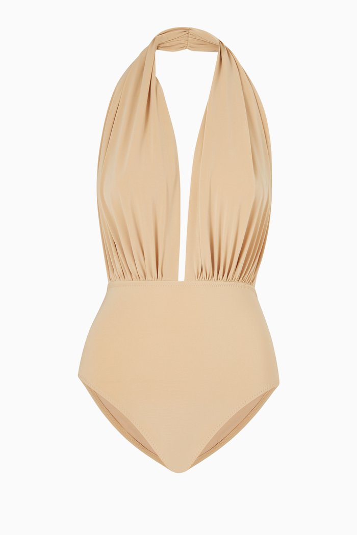 

Mio Swimsuit in Stretch Poly Lycra, Neutral