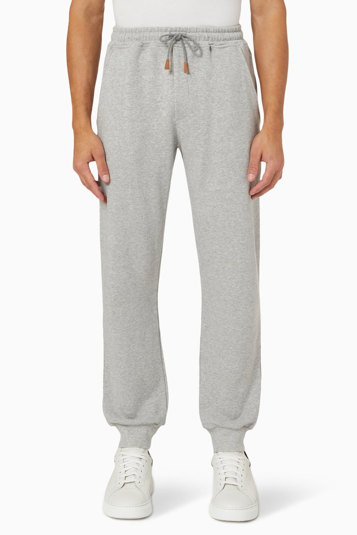 

Joggers in Cotton Jersey, Grey