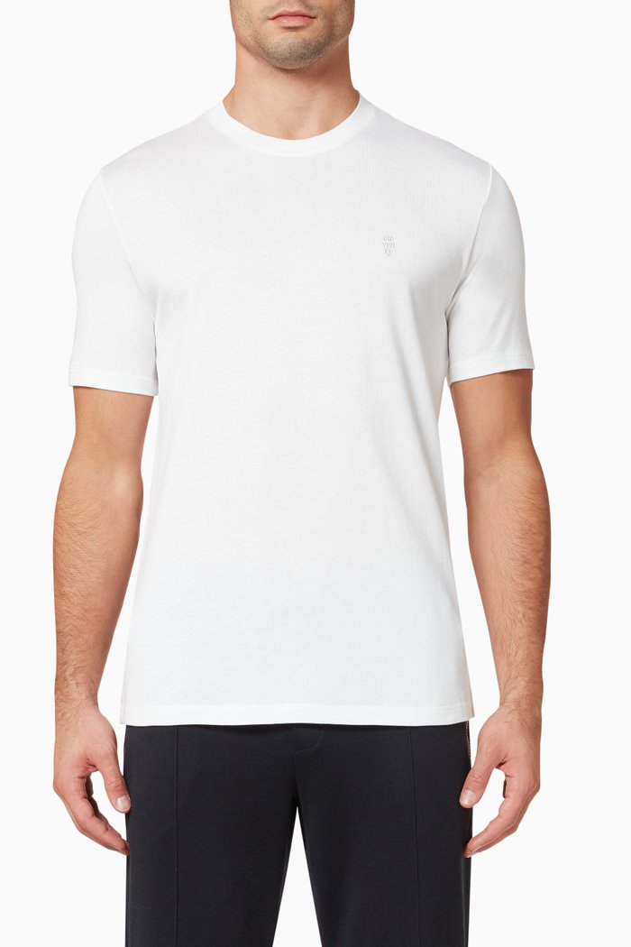 

Logo T-Shirt in Cotton, White