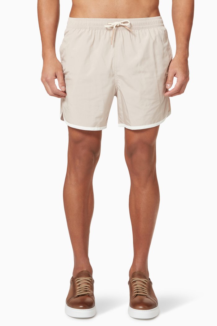 

Swim Shorts in Technical Fabric, Grey