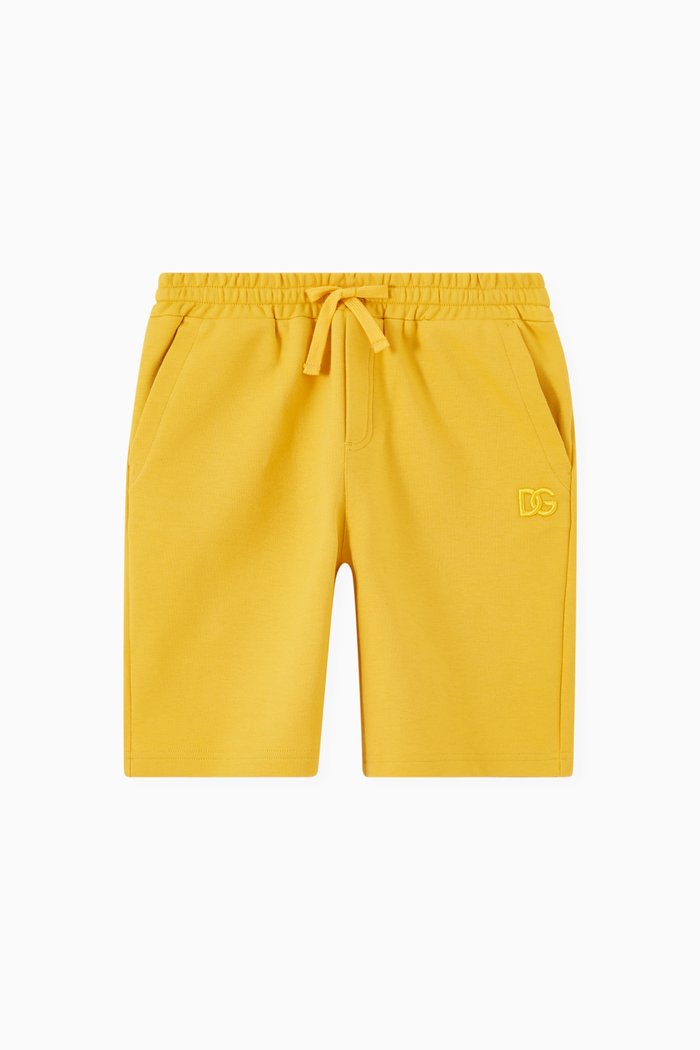

DG Interlock Logo shorts in Cotton Jersey, Yellow