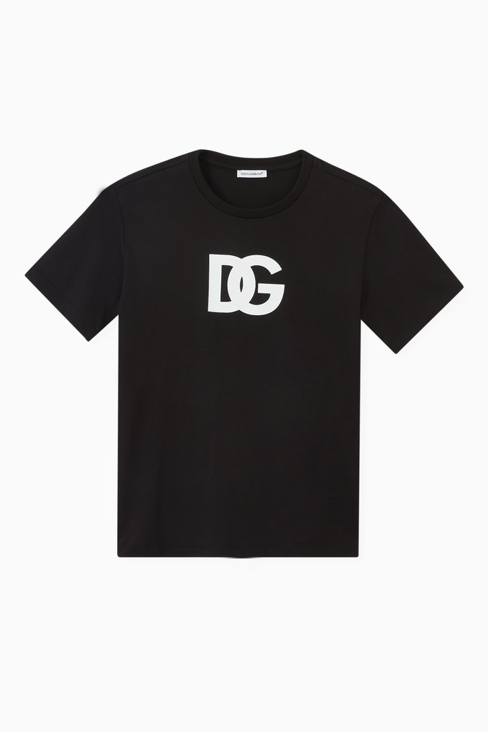 

Logo T-shirt in Cotton Jersey, Black