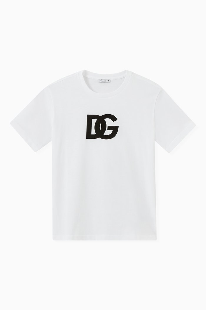 

Logo T-shirt in Cotton Jersey, White