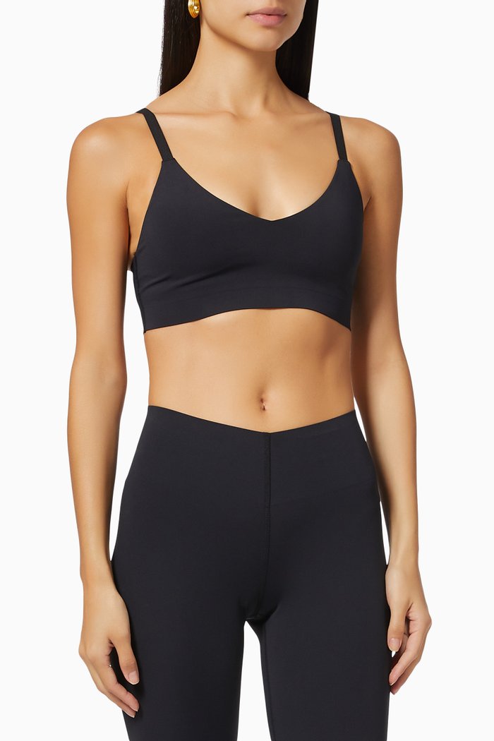 

Bonded V Bra Top, Black