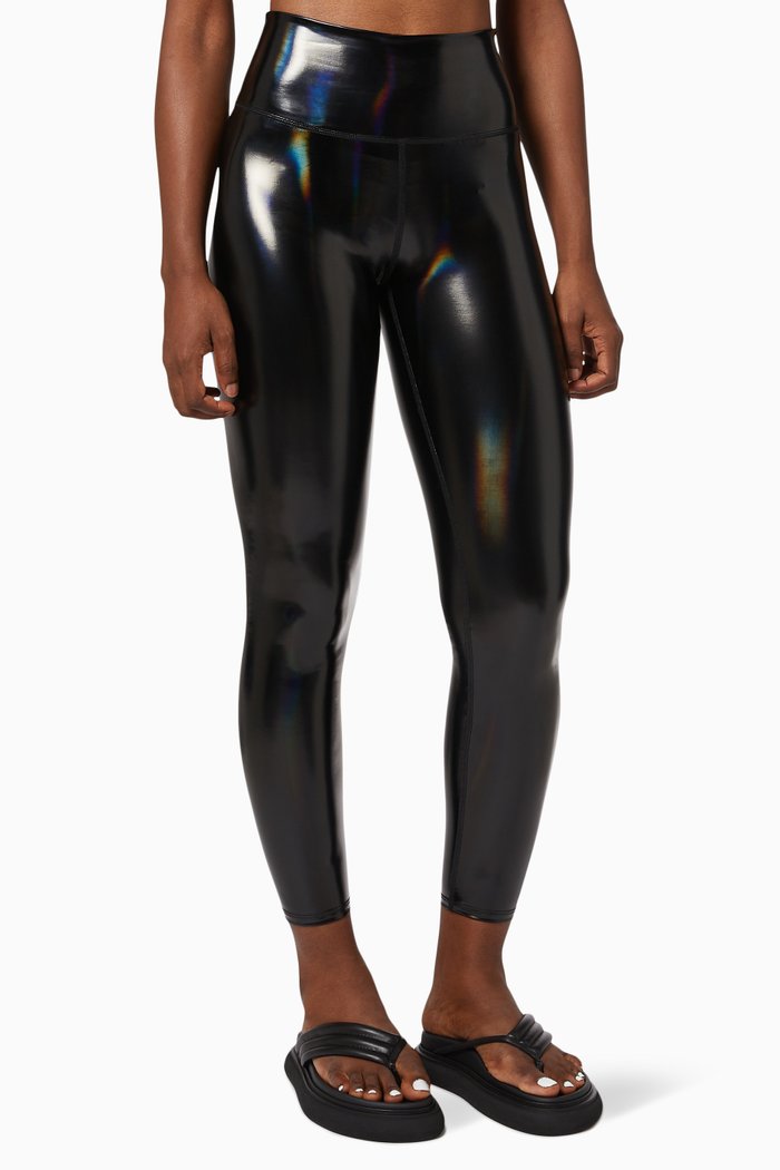 

Hologram Leggings, 7/8, Black