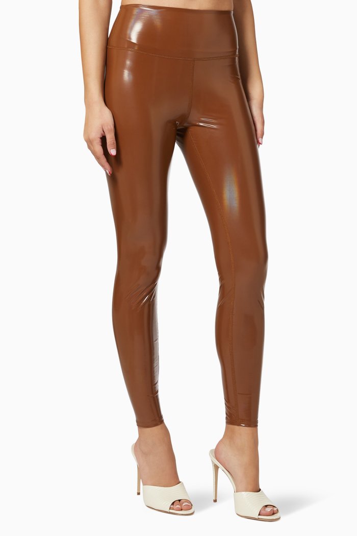 

Hologram Leggings, 7/8, Brown