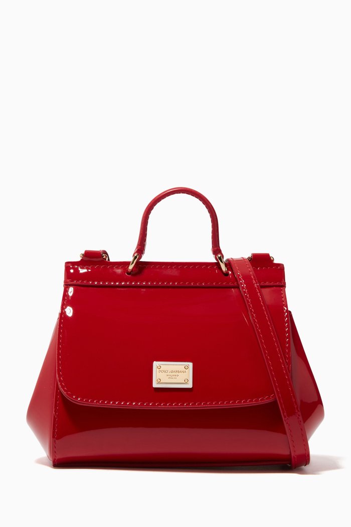 

Miss Sicily Top Handle Bag, Red