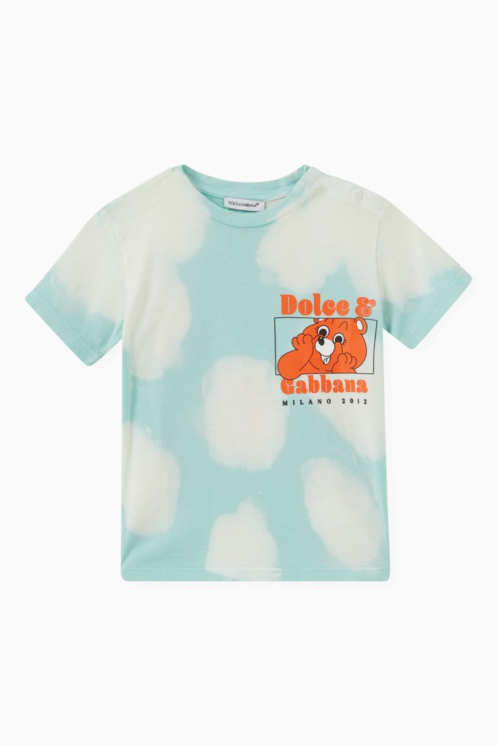 

Teddy Cloud T-Shirt in Cotton, Blue