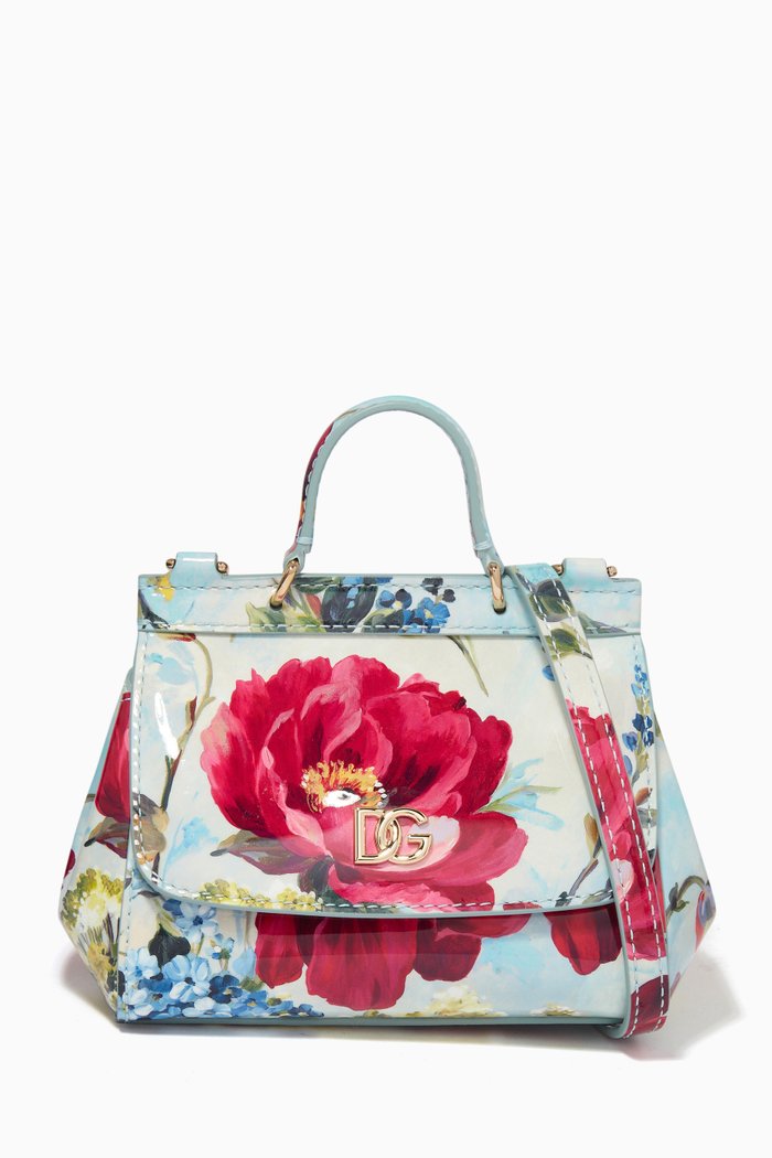 

Renaissance Miss Sicily Bag in Leather, Blue