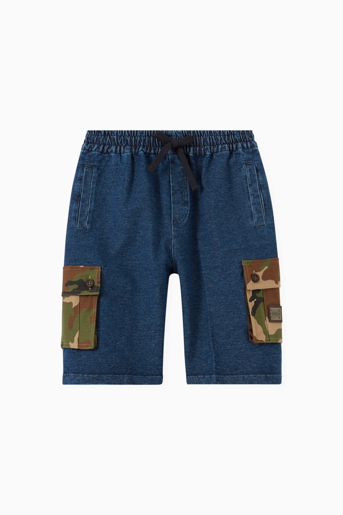 

Cargo Shorts in Denim, Blue