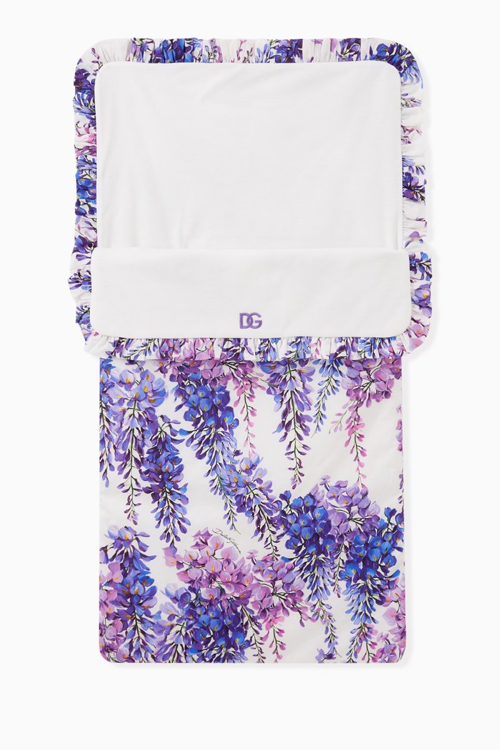 

Wisteria Print Sleeping Bag, Purple