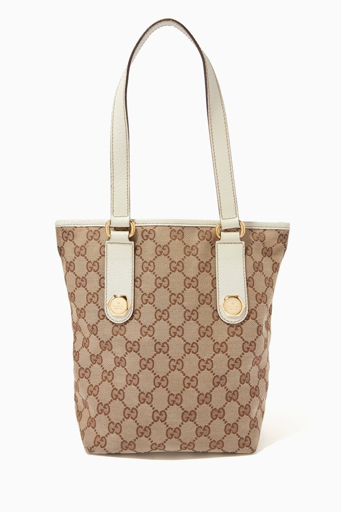 

Tote Bag in GG Canvas, Brown