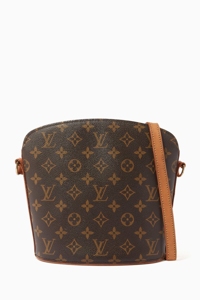 

Drouot Shoulder Bag in Monogram Canvas, Brown
