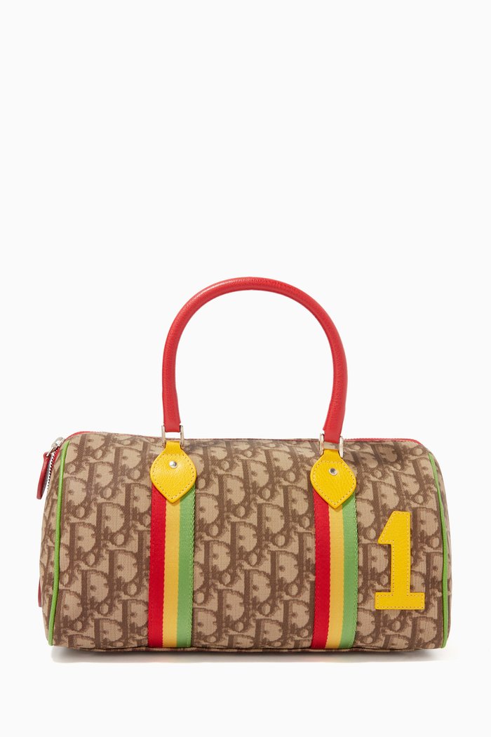 

Rasta Boston Bag in Trotter Canvas, Brown