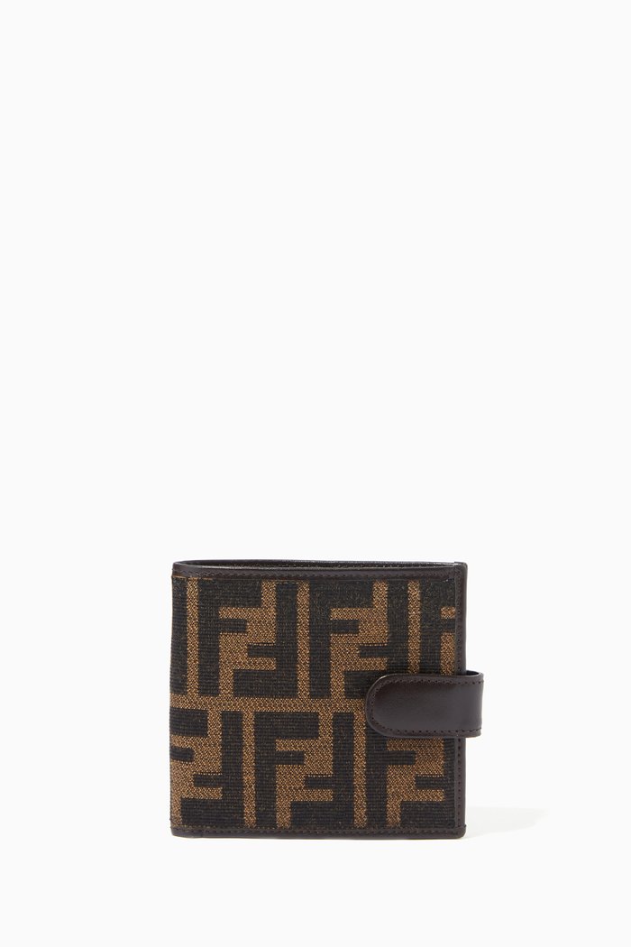 

Wallet in Zucca Canvas, Brown