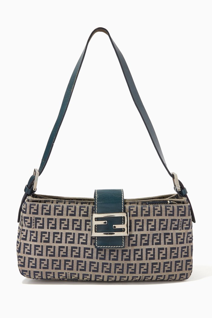 

Shoulder Bag in Zucchino Canvas, Neutral