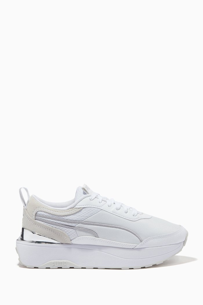 

Cruise Rider Low Top Sneakers in Mesh & Ripstop, White