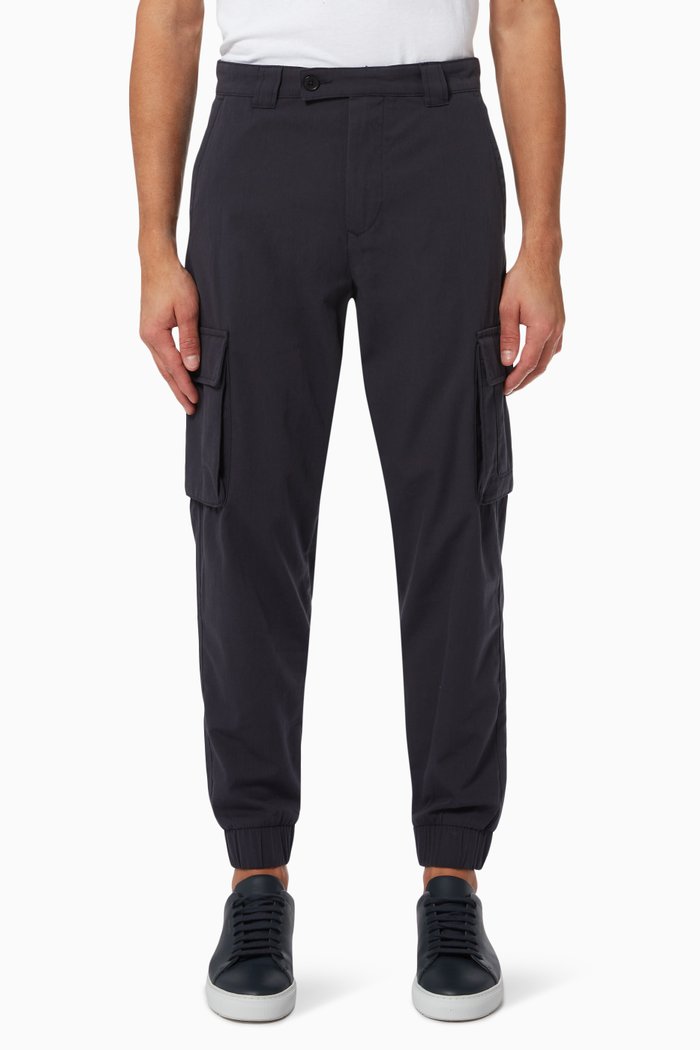 

Cargo Trousers in Cotton, Blue
