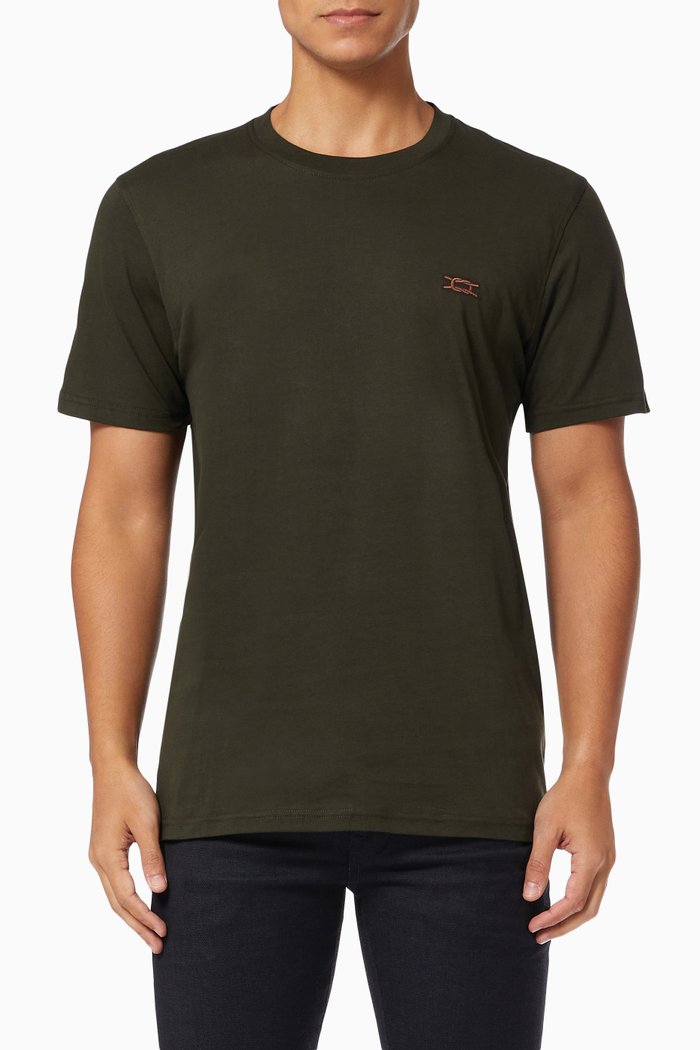 

Short Sleeve T-shirt in Organic Cotton, Green
