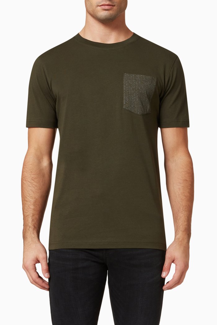 

Short Sleeve T-Shirt in Organic Cotton, Green