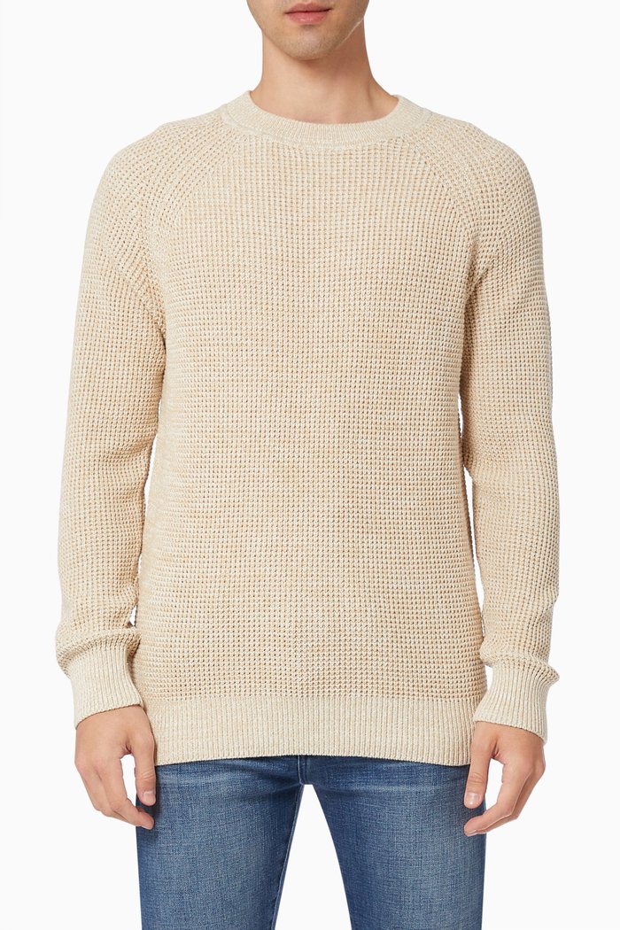 

Knitted Pullover in Organic Cotton, Neutral