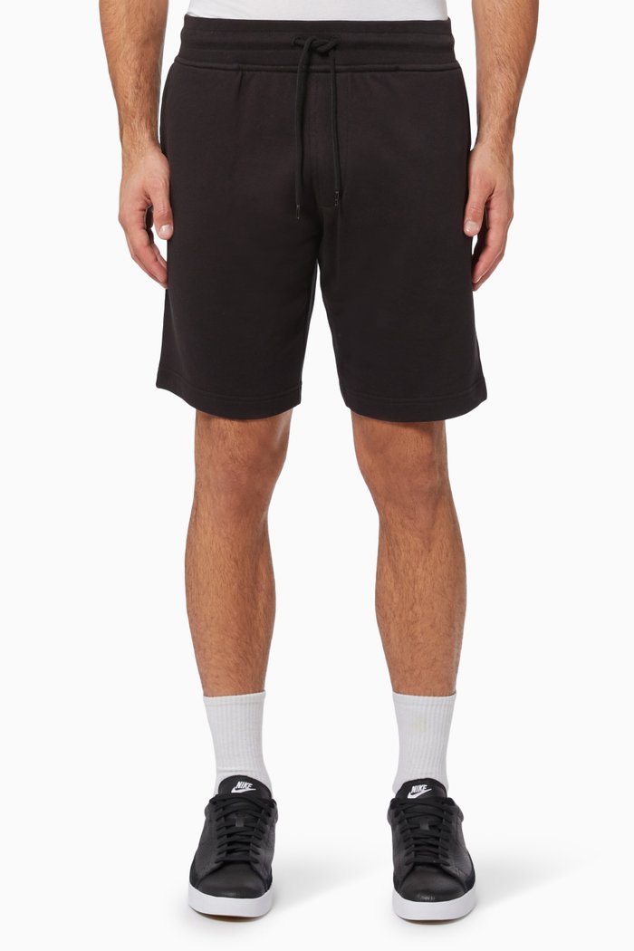 Sports Shorts in Cotton, Black