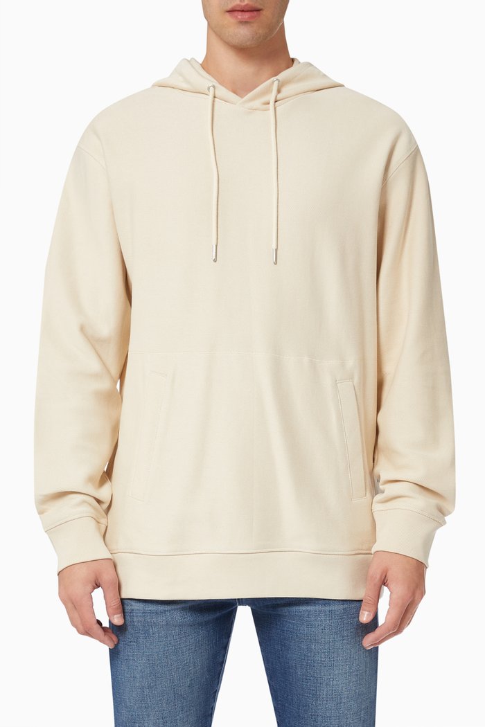 

Knitted Hoodie in Organic Cotton, Neutral