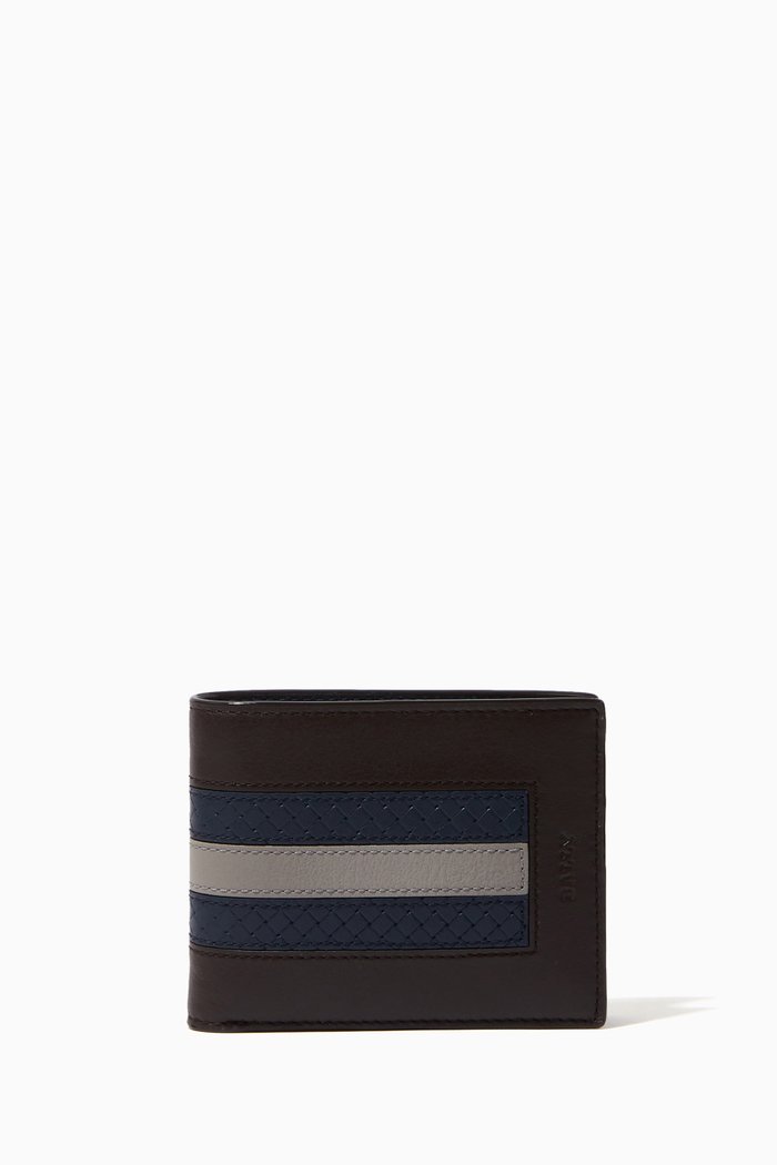Bevye Wallet in Leather, Green