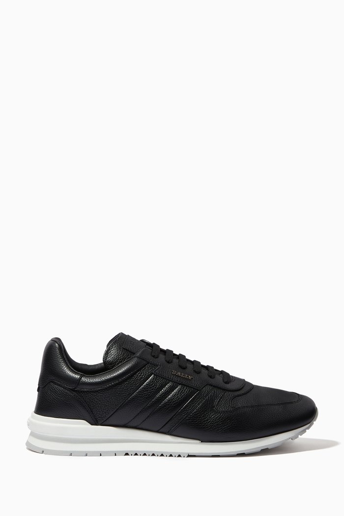 

Asler Sneakers in Leather, Black