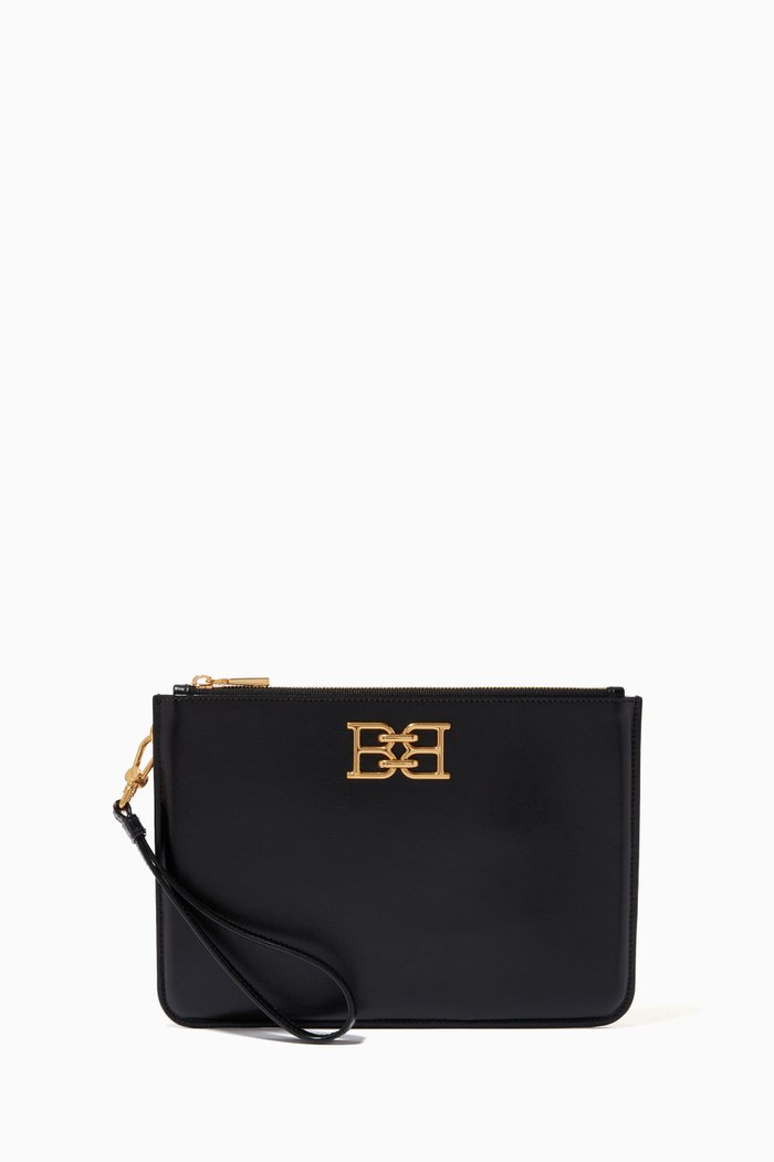 

Berthe Pouch in Leather, Black
