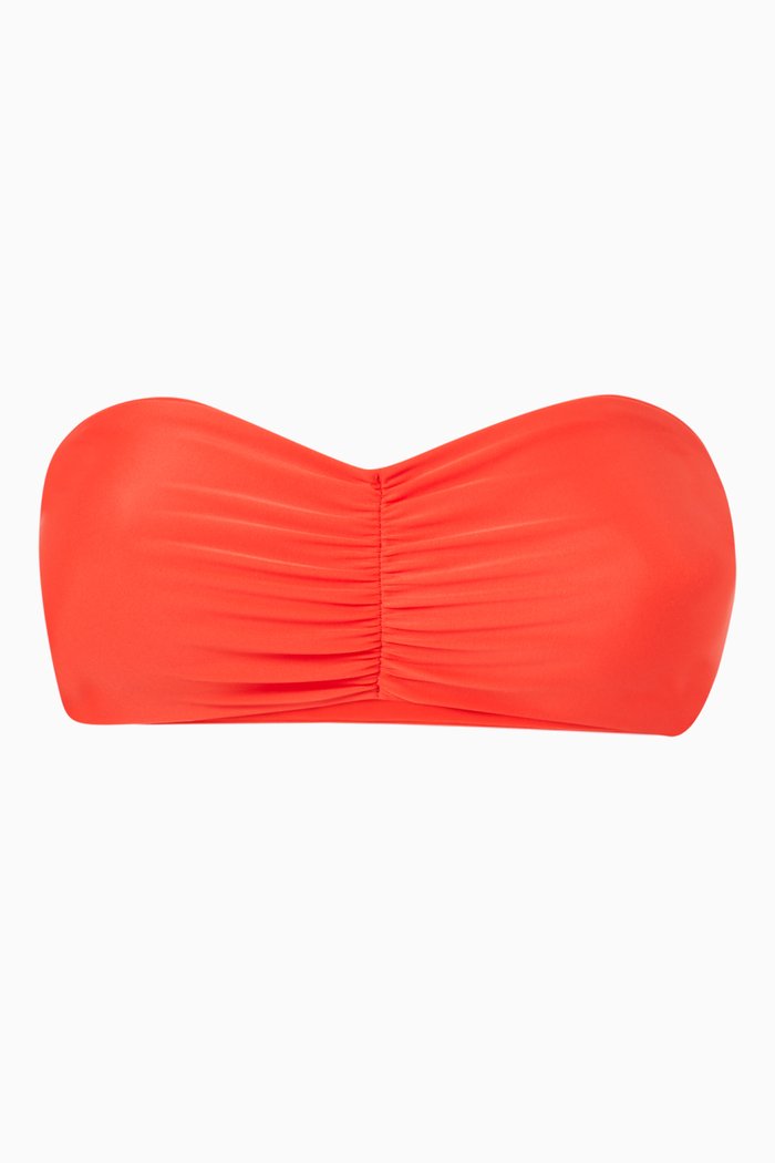 

Ava Bandeau Bikini Top, Orange