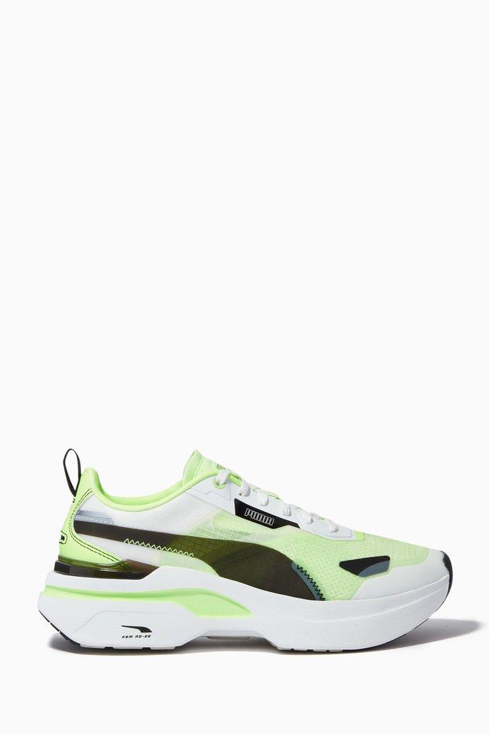 

Kosmo Rider Sneakers in Mixed Fabric, Green