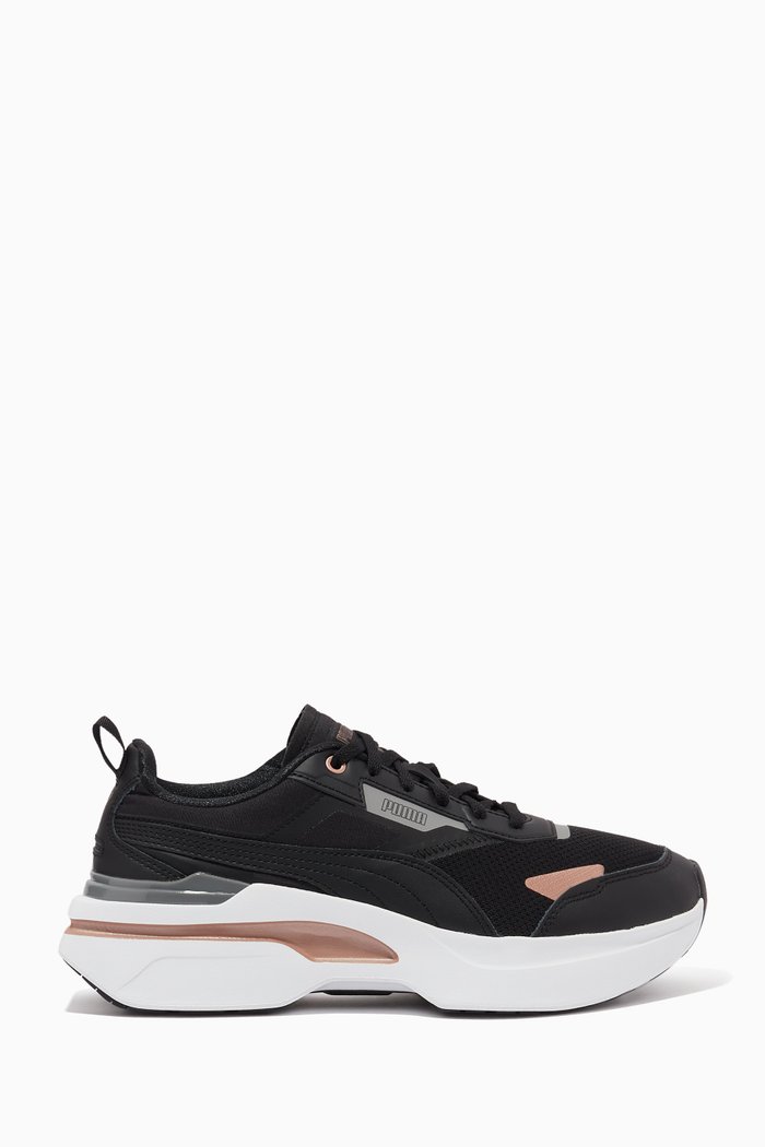 

Kosmo Rider Metallic Low-top Sneakers in Ripstop, Black