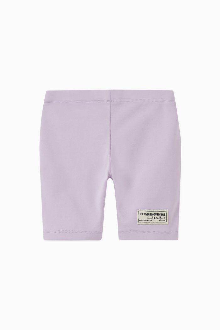 

Softskin Biker Shorts, Purple