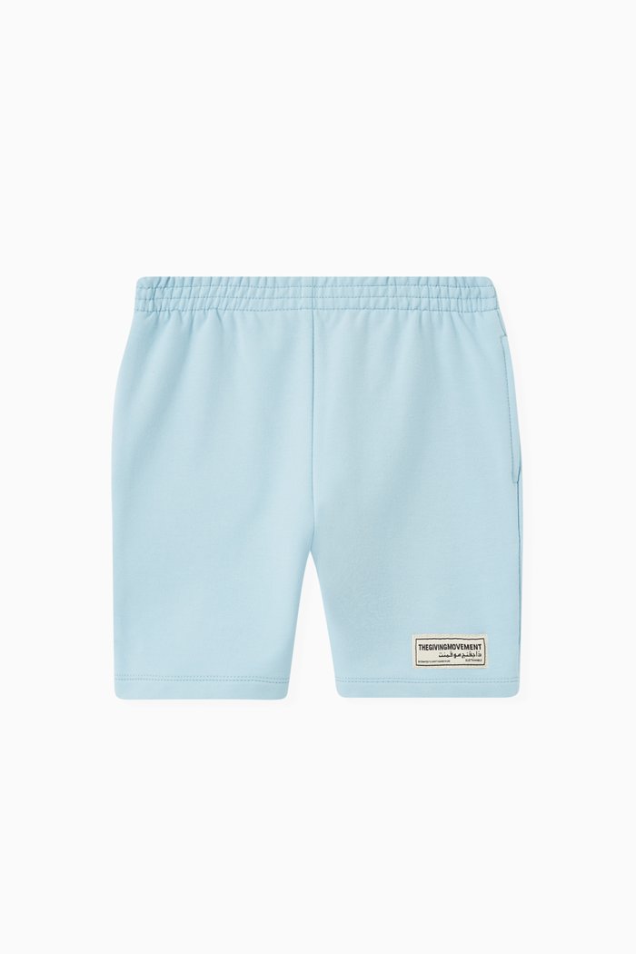 

Organic Cotton Lounge Shorts, Blue
