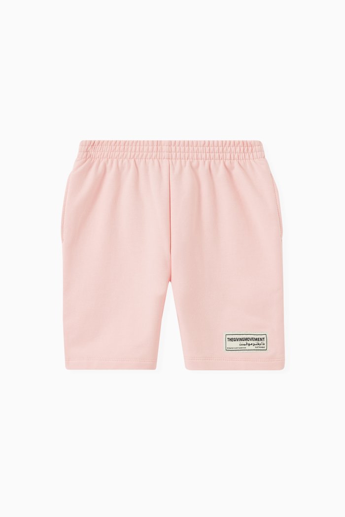 Organic Cotton Lounge Shorts, Pink