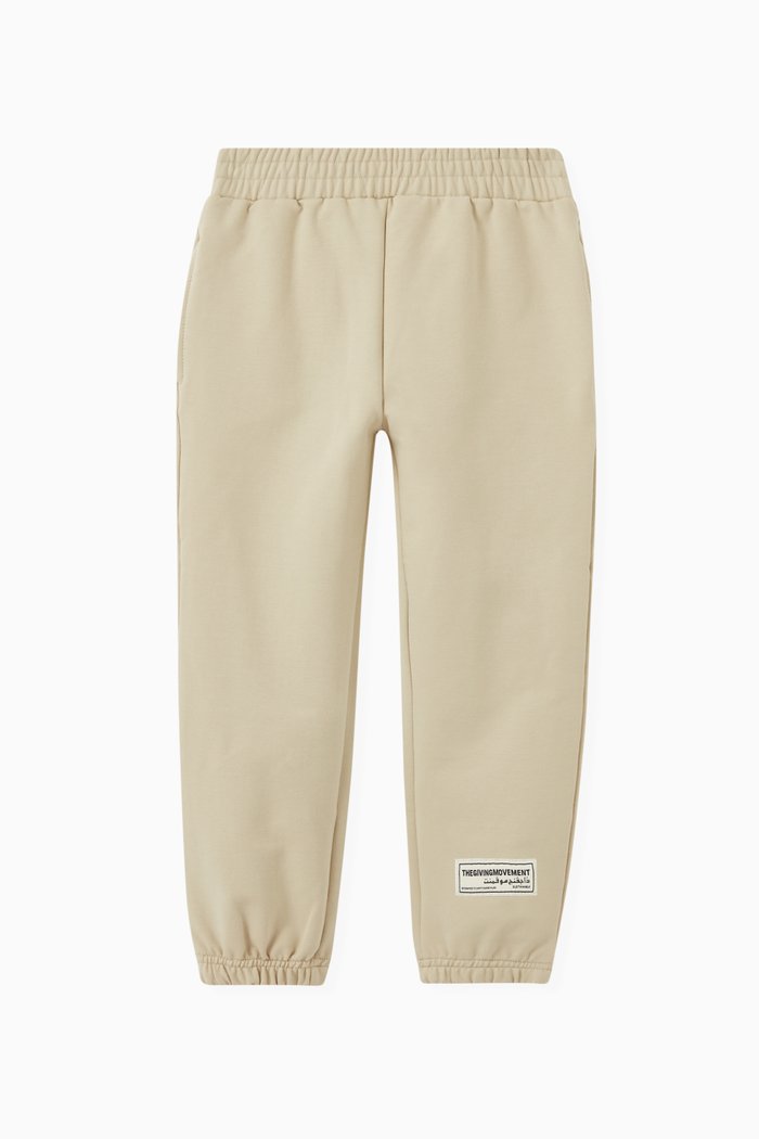 

Organic Cotton Joggers, Neutral