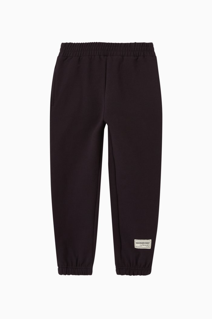 

Organic Cotton Joggers, Black