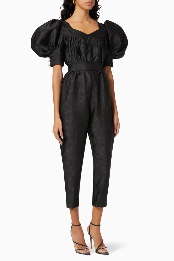 

Balloon Sleeve Jumpsuit, Black