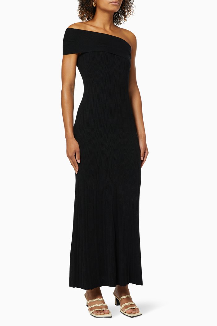 

Brea Off-The-Shoulder Dress, Black