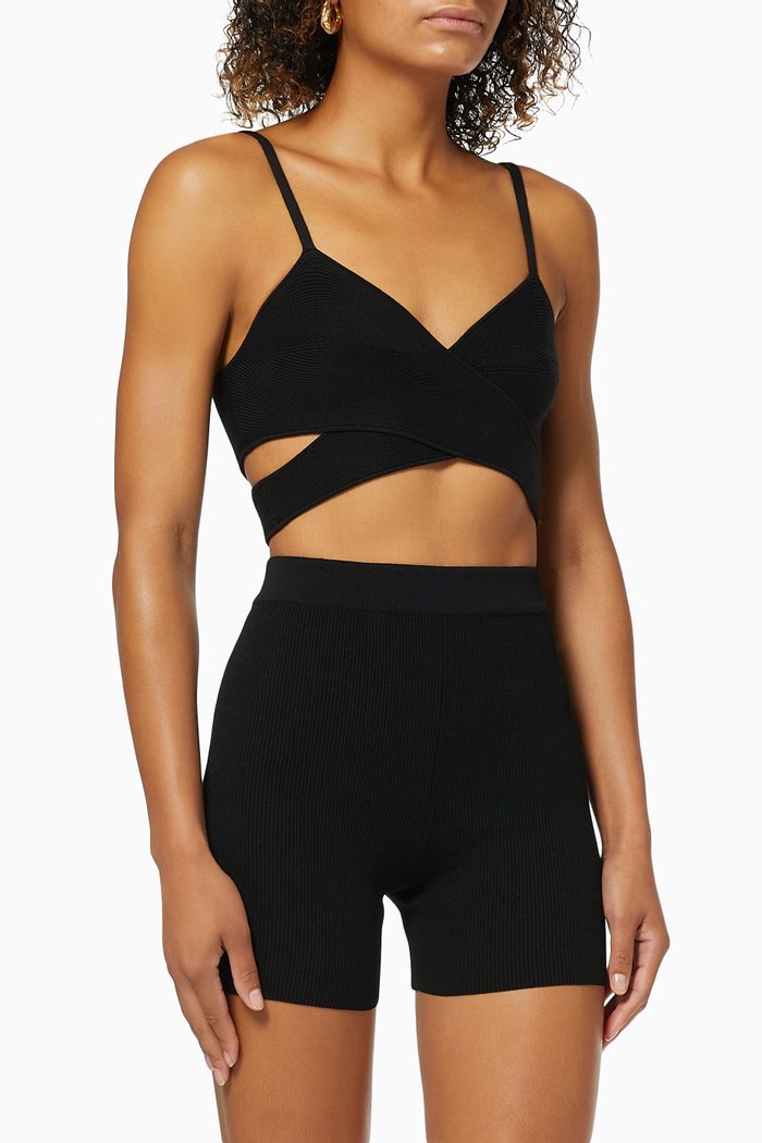 

Viki Crop Top, Black
