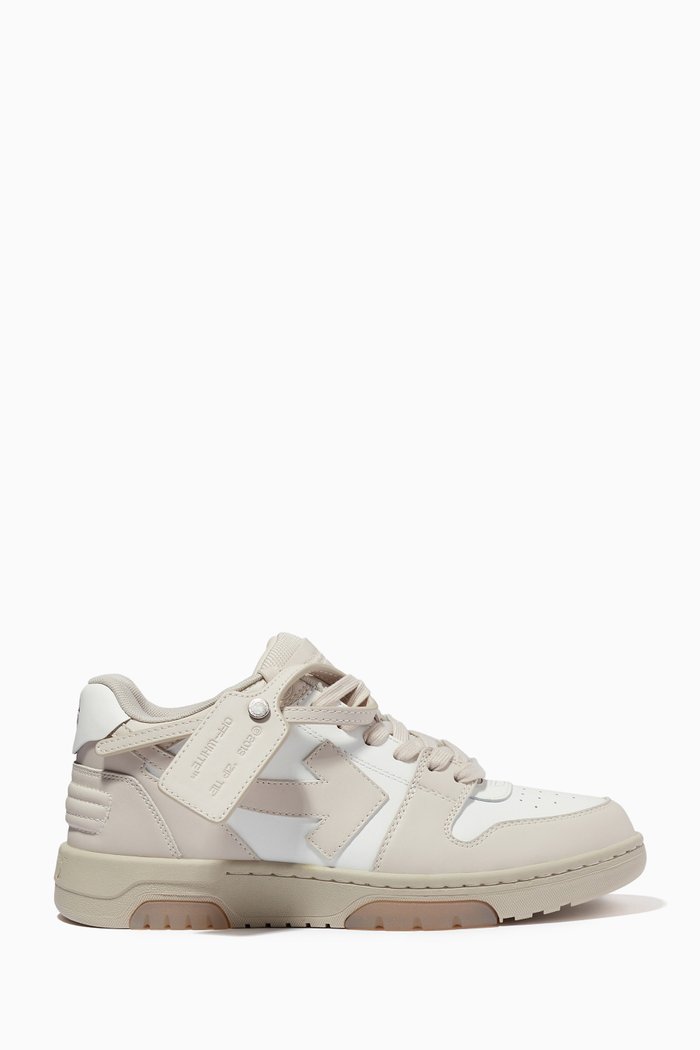 

Out of Office "OOO" Sneakers in Calf Leather, Neutral