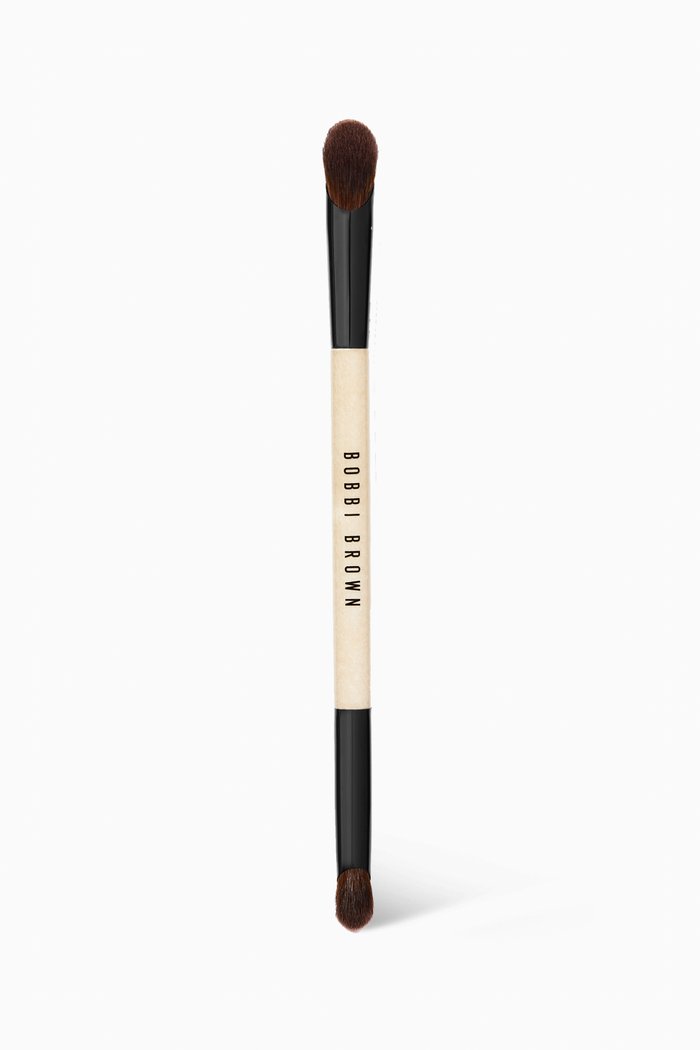 Dual-Ended Full Coverage Eye Brush, Colourless
