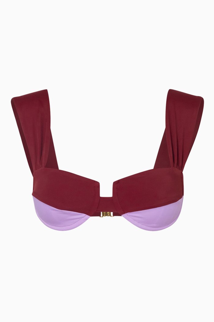 

Sabina Bikini Top, Purple