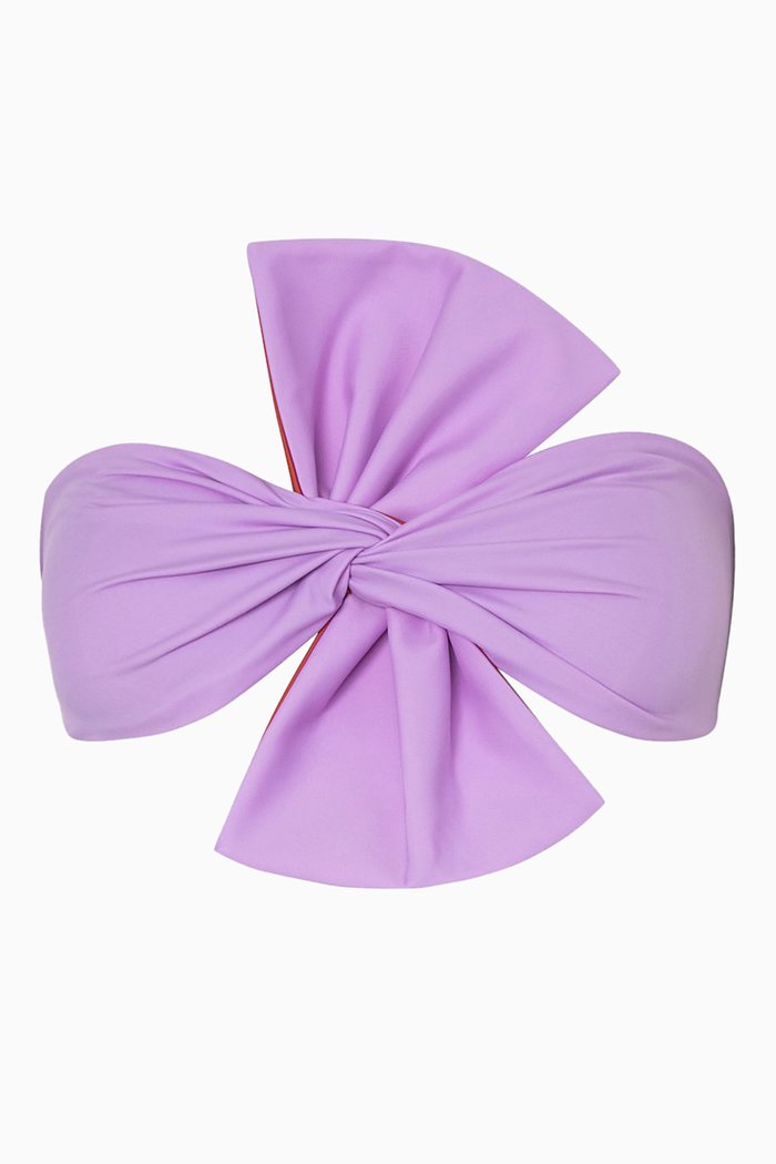 

Albatross Reversible Bikini Top, Purple