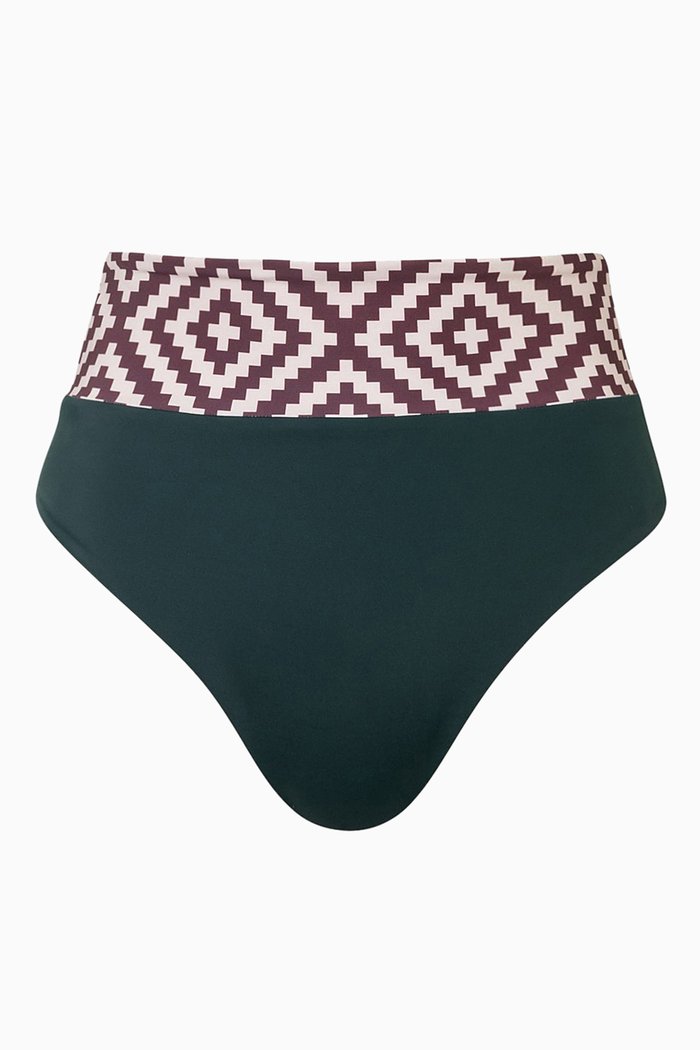 

Yucatan Vintage Reversible Bikini Bottoms, Green