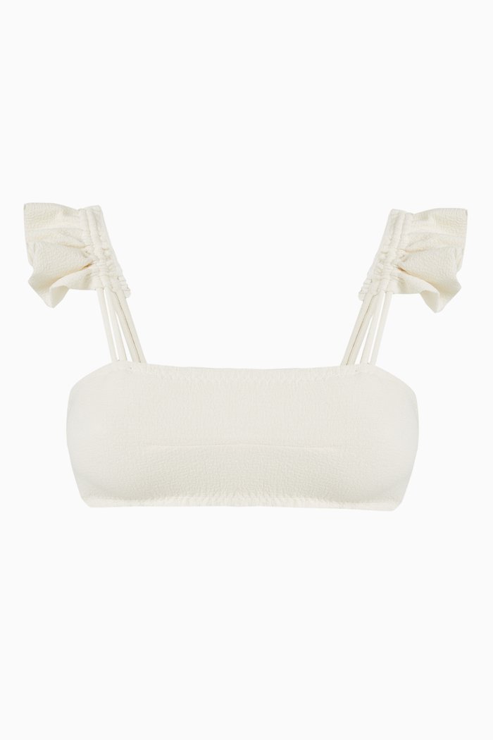 

Zarbo Bikini Top, White