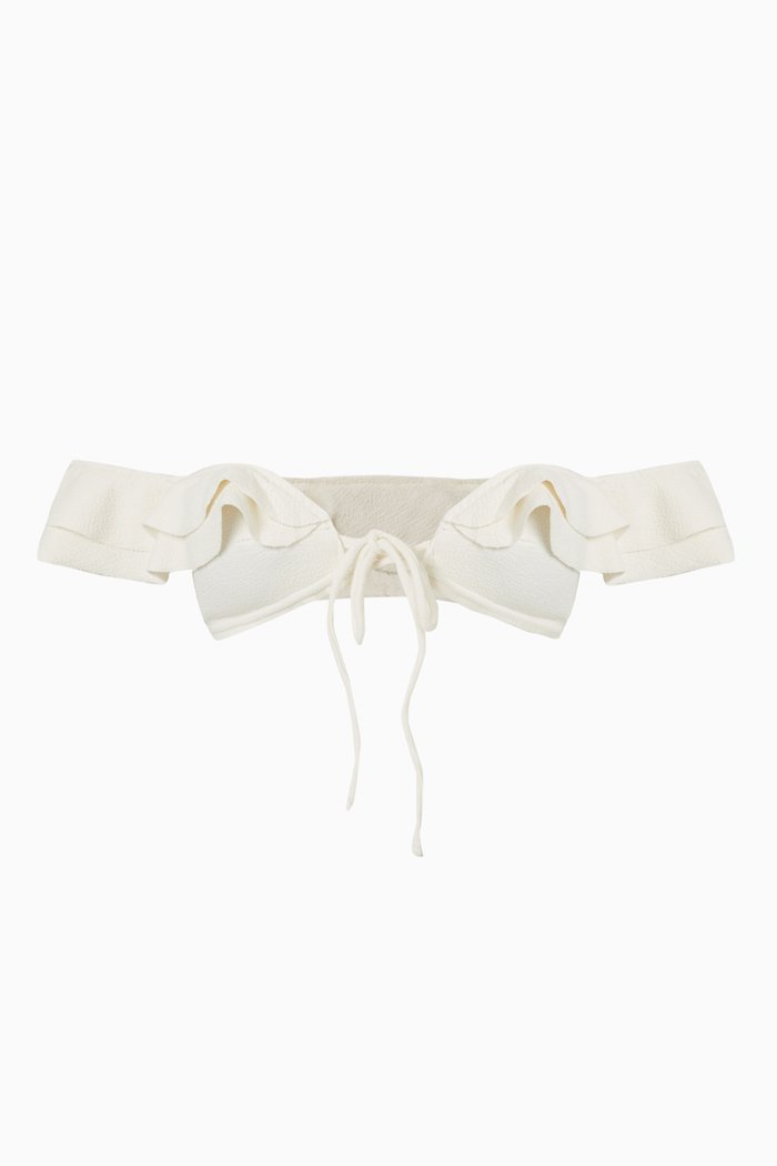 

Hopi Bikini Top, White